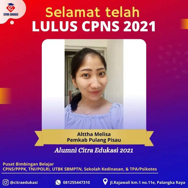 Alumni Citra Edukasi Alttha Melisa