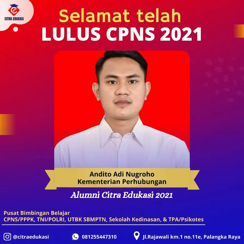Alumni Citra Edukasi Andito Adi Nugroho