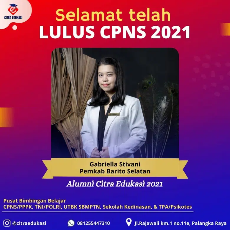 Alumni Citra Edukasi Gabriella Stivani
