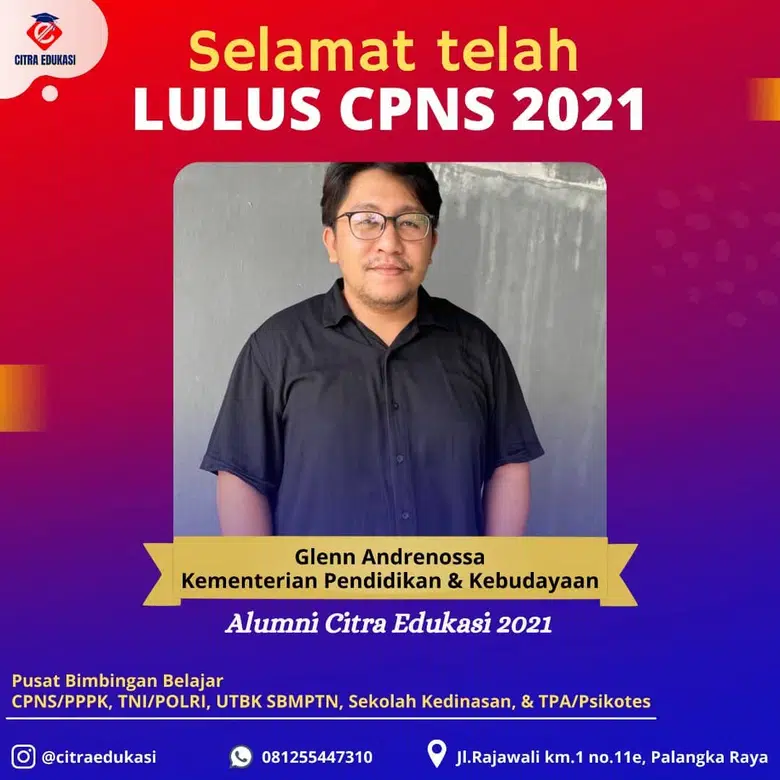 Alumni Citra Edukasi Glenn Andrenossa
