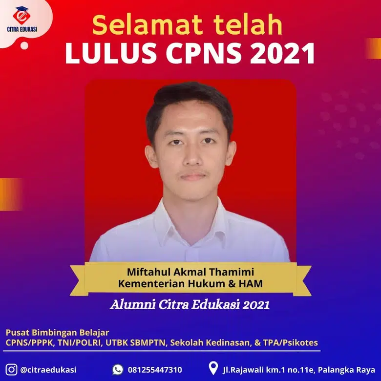 Alumni Citra Edukasi Miftahul Akmal Thamimi