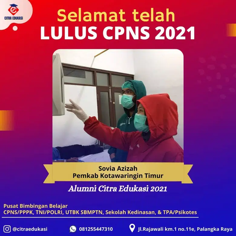 Alumni Citra Edukasi Sovia Azizah