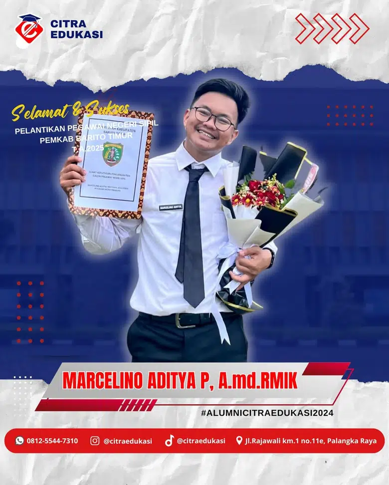 Alumni Citra Edukasi Marcelino Aditya Pratama