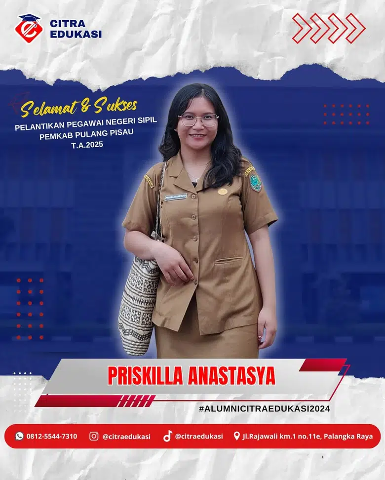 Alumni Citra Edukasi Priskilla Anastasya