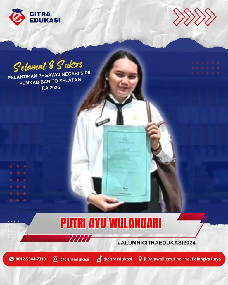 Alumni Citra Edukasi Putri Ayu Wulandari
