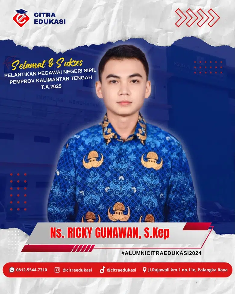 Alumni Citra Edukasi Ricky Gunawan