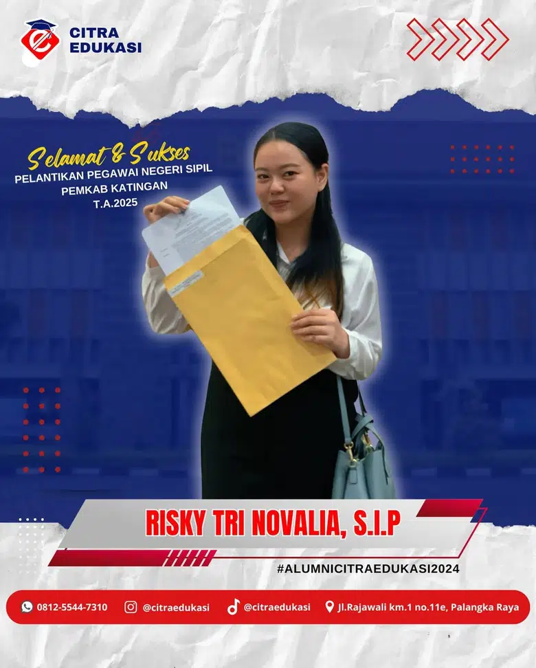 Alumni Citra Edukasi Risky Tri Novalia