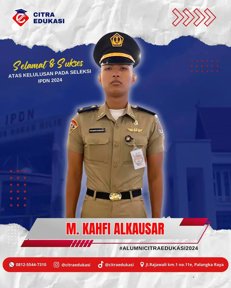 Alumni Citra Edukasi Muhammad Kahfi Alkausar