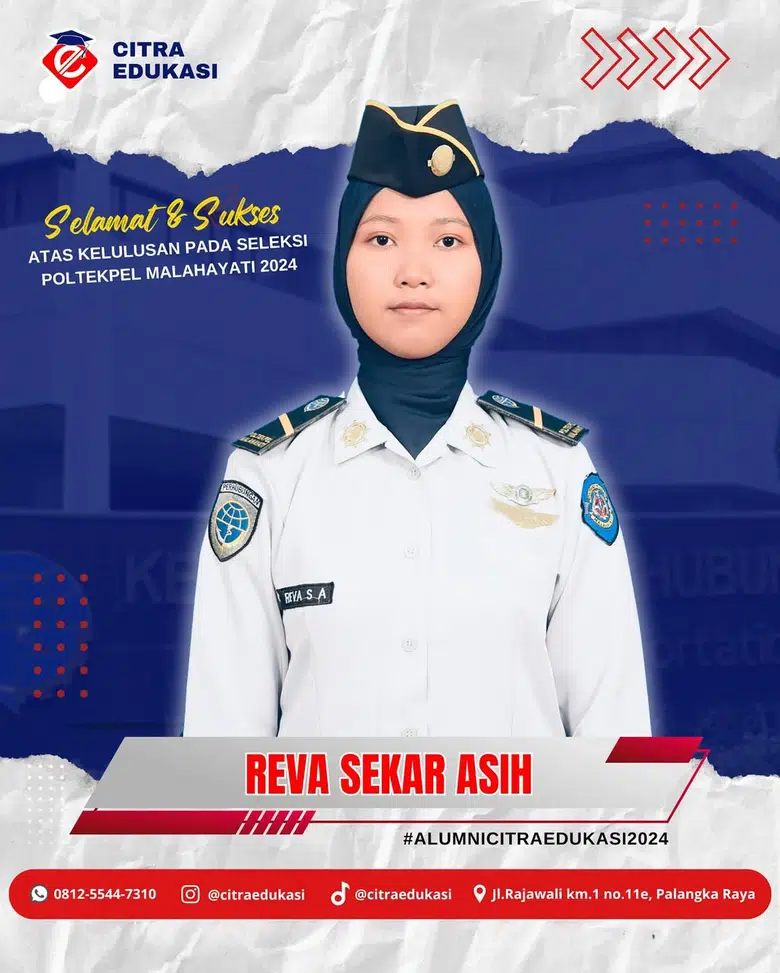 Alumni Citra Edukasi Reva Sekar Asih - POLTEKPEL MALAHAYATI