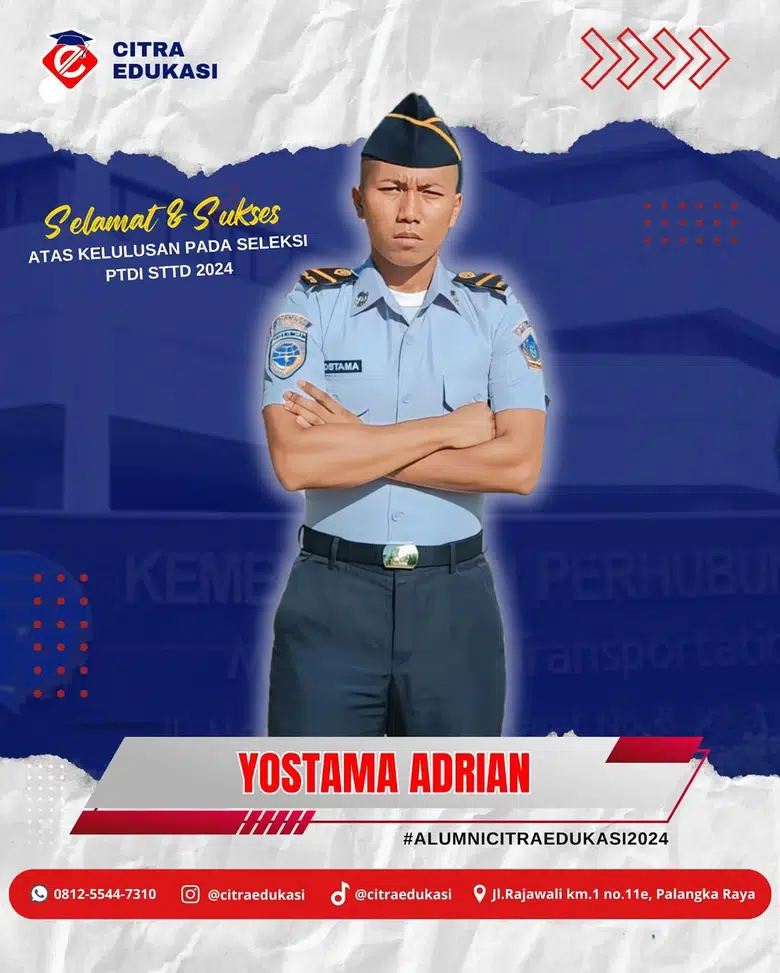 Alumni Citra Edukasi Yostama Adrian - PTDI - STTD