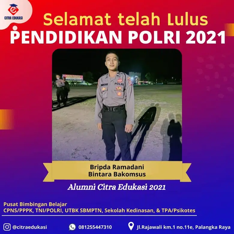 Alumni Citra Edukasi Bripda Ramadani