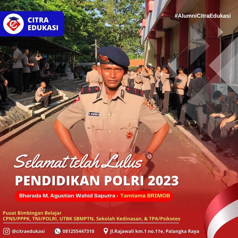 Alumni Citra Edukasi Bharada M. Agustian Wahid Saputra