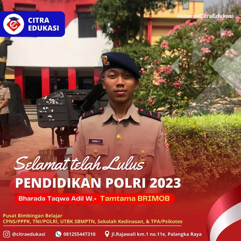 Alumni Citra Edukasi Bharada Taqwa Adil Wicaksono