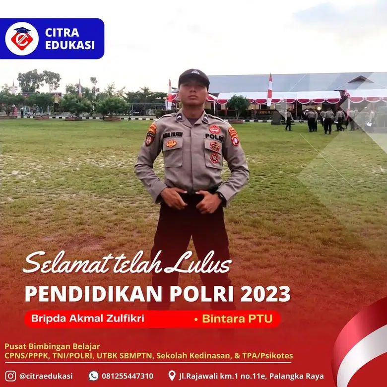 Alumni Citra Edukasi Bripda Akmal Zulfikri