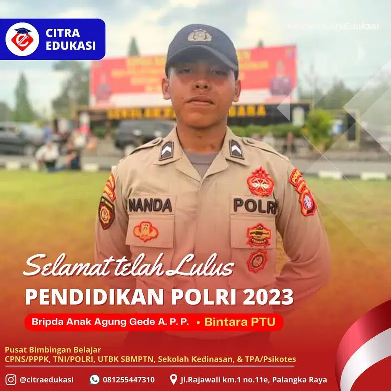 Alumni Citra Edukasi Bripda Anak Agung Gede A. P.