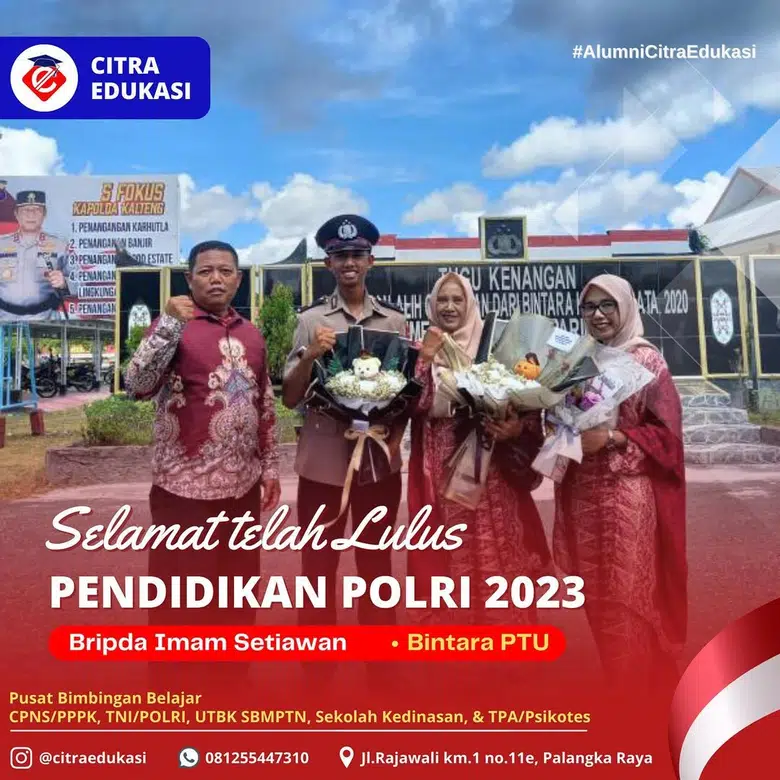 Alumni Citra Edukasi Bripda Imam Setiawan