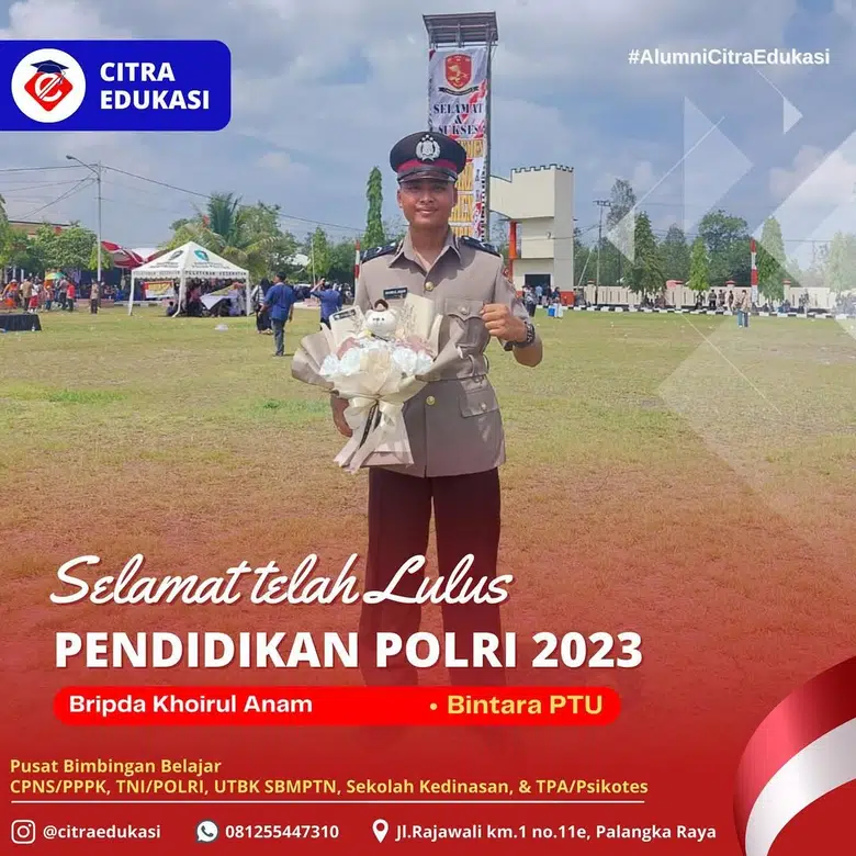 Alumni Citra Edukasi Bripda Khoirul Anam