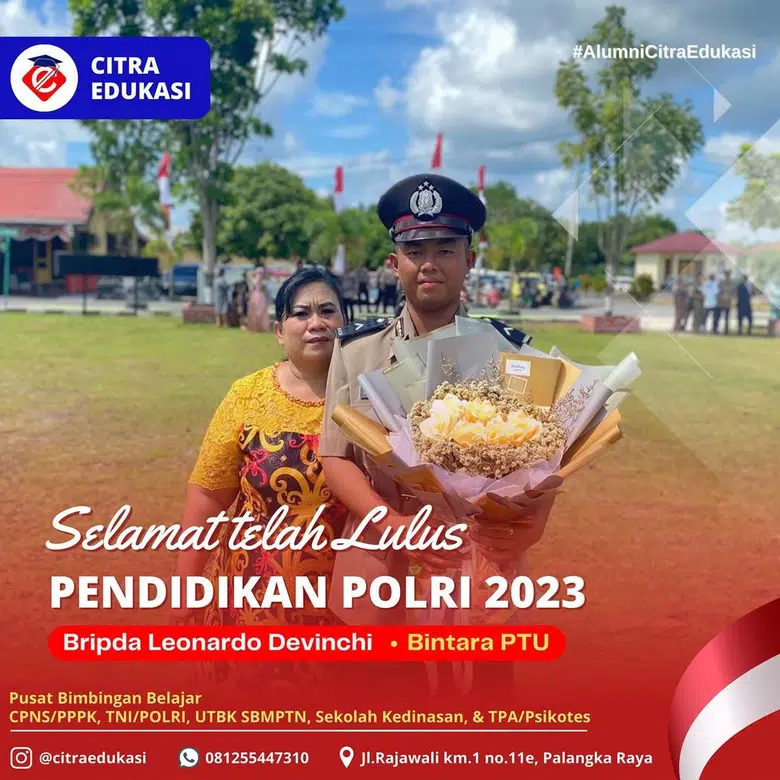 Alumni Citra Edukasi Bripda Leonardo Devinchi