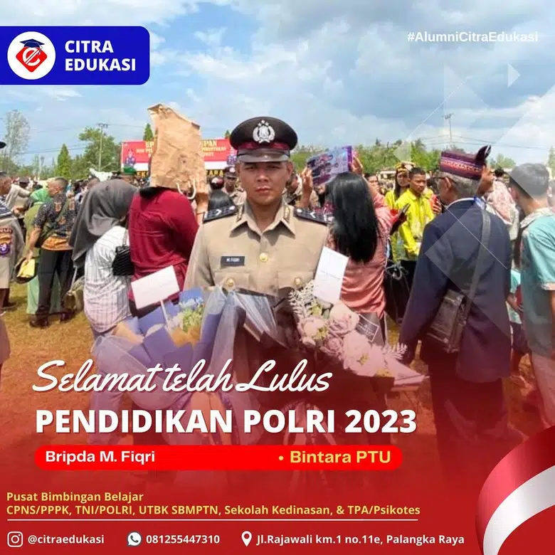Alumni Citra Edukasi Bripda M. Fiqri