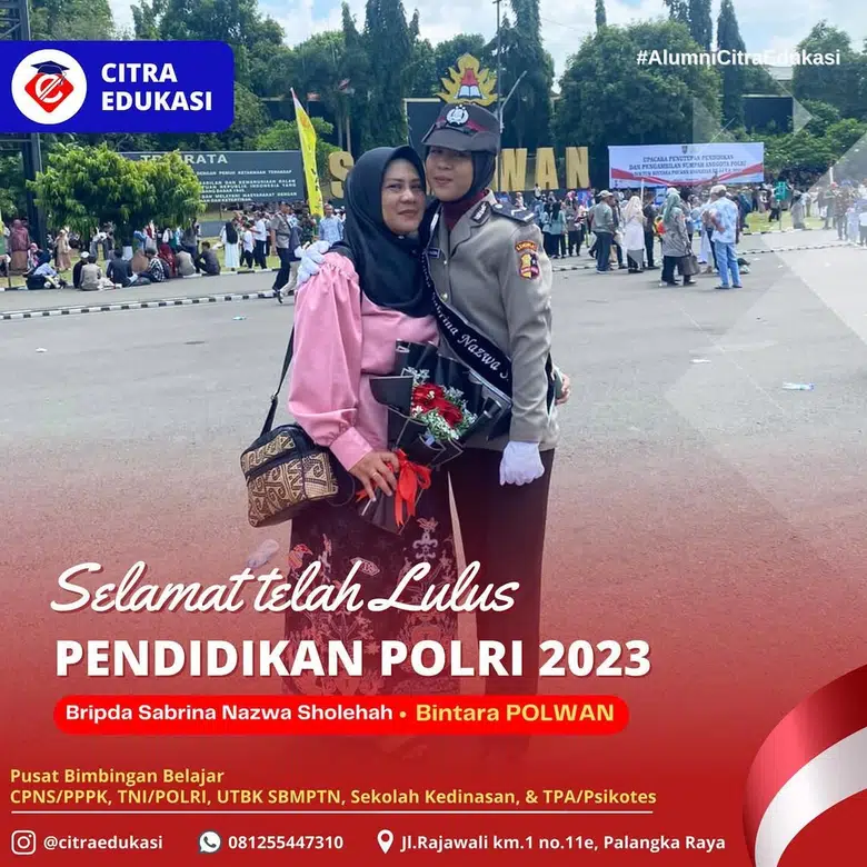 Alumni Citra Edukasi Bripda Sabrina Nazwa Sholehah