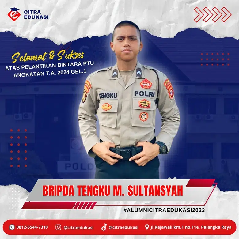 Alumni Citra Edukasi Bripda Tengku M. Sultansyah