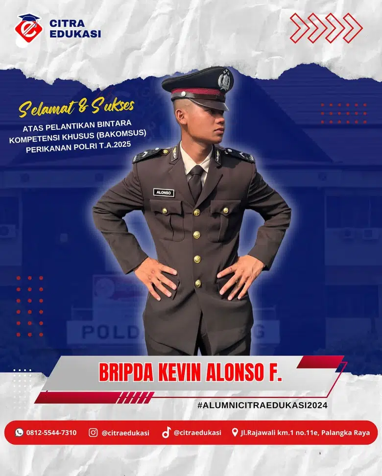 Alumni Citra Edukasi Bripda Kevin Alonso Fernando