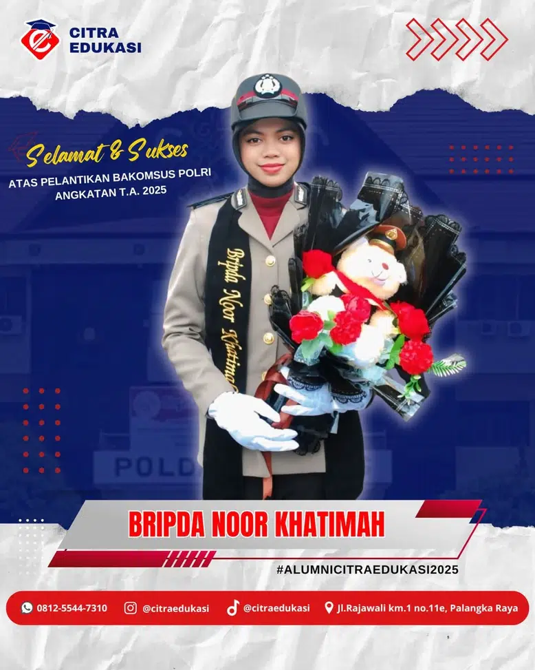 Alumni Citra Edukasi Bripda Noor Khatimah