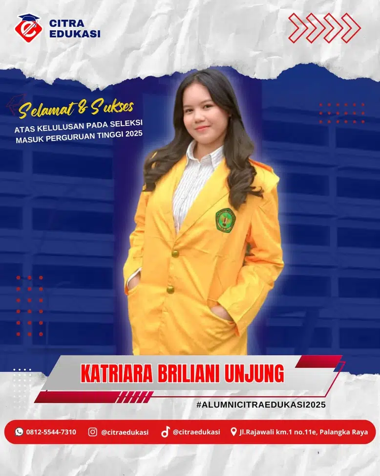 Alumni Citra Edukasi Katriara Briliani Unjung