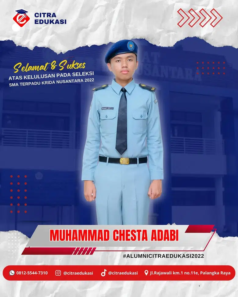 Alumni Citra Edukasi Muhammad Chesta Adabi - KRIDA