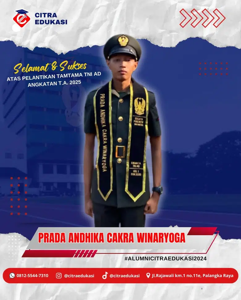 Alumni Citra Edukasi Prada Andhika Cakra Winaryoga