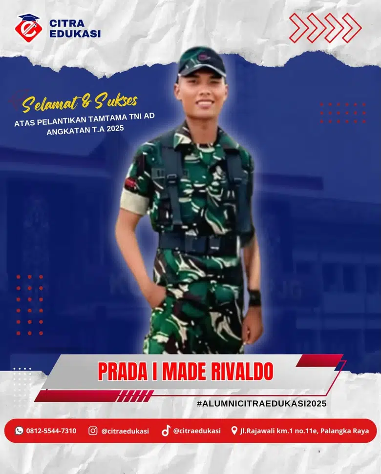 Alumni Citra Edukasi Prada I Made Rivaldo