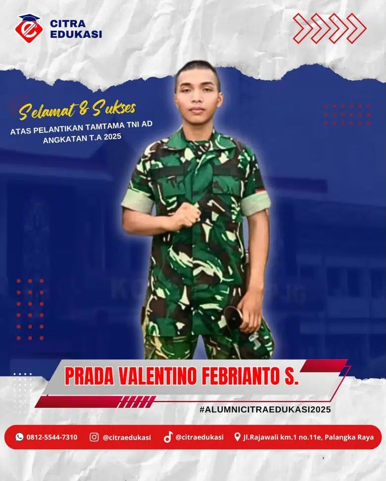 Alumni Citra Edukasi Prada Valentino Febrianto S