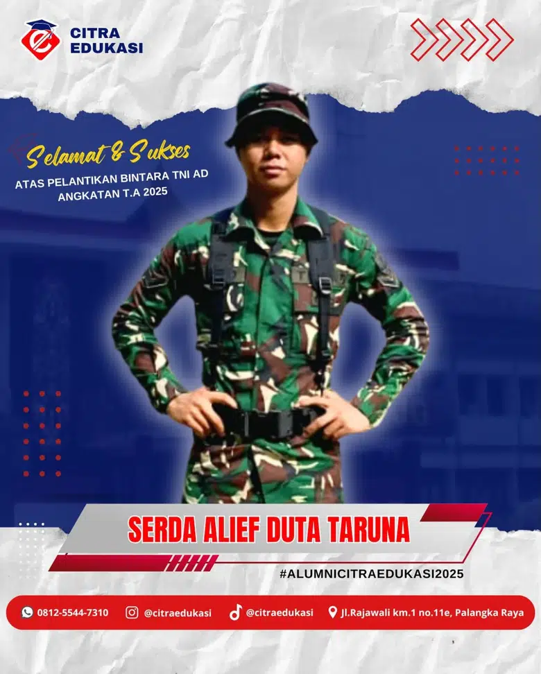 Alumni Citra Edukasi Serda Alief Duta Taruna
