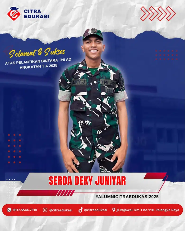 Alumni Citra Edukasi Serda Deky Juniyar