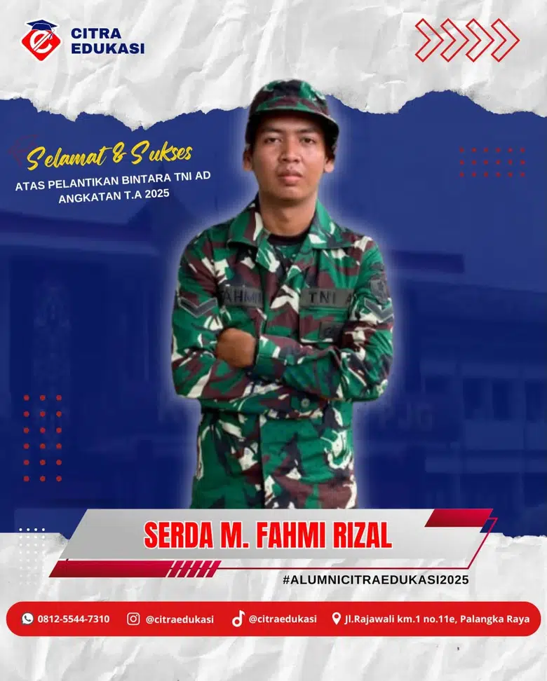 Alumni Citra Edukasi Serda M. Fahmi Rizal