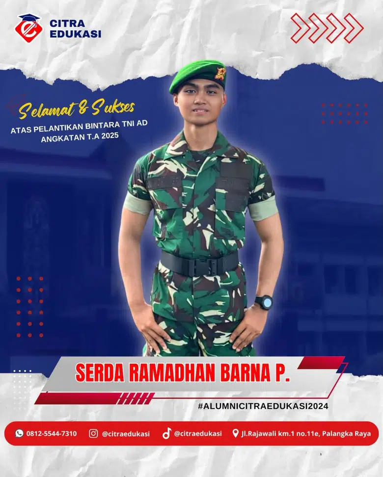 Alumni Citra Edukasi Serda Ramadhan Barna Putra