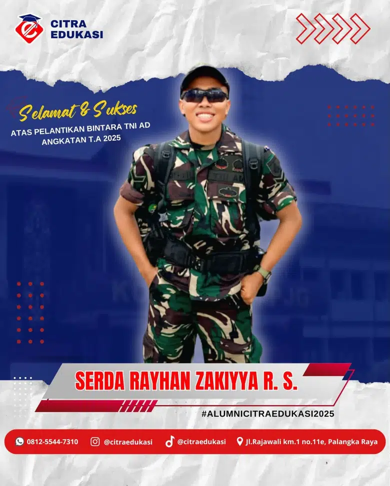 Alumni Citra Edukasi Serda Rayhan Zakiyya Ramadhan