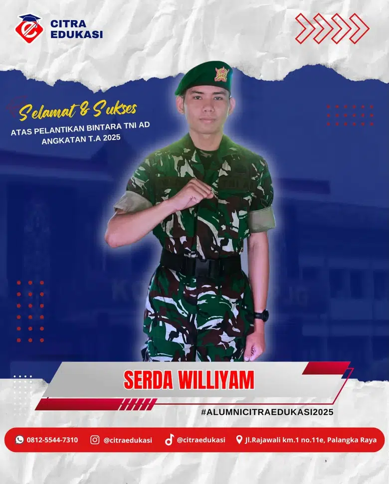 Alumni Citra Edukasi Serda Williyam